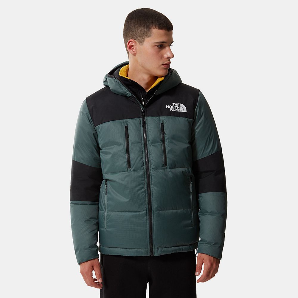 The North Face Puffer Jacket Mens Australia - The North Face Himalayan Light Green (PJS-150749)